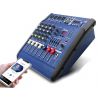 IMPIANTO AUDIO COMPLETO AMPLIFICATO 2 casse 15" + mixer attivo + 2 stativi e cavi