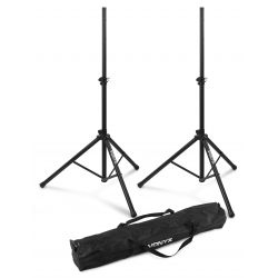 IMPIANTO AUDIO COMPLETO AMPLIFICATO 2 casse 15" + mixer attivo + 2 stativi e cavi
