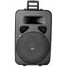 COPPIA CASSE AMPLIFICATE ATTIVE 1600W PROFESSIONALI 15" + 2 STATIVI + BORSA