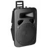COPPIA CASSE AMPLIFICATE ATTIVE 1600W PROFESSIONALI 15" + 2 STATIVI + BORSA