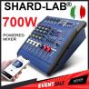 MIXER AMPLIFICATO DJ LIVE 700W BLUETOOTH 5 canali EFFETTI VOCE DSP + USB pianobar