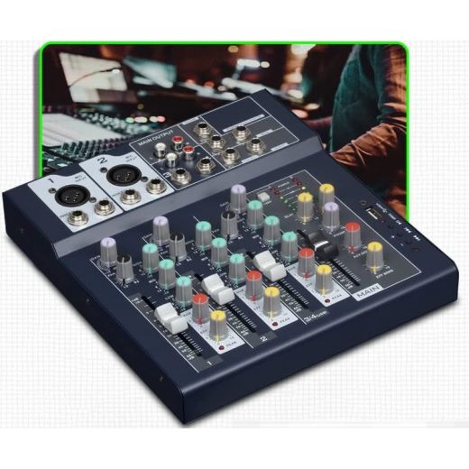 MIXER DJ STUDIO KARAOKE PIANOBAR PROFESSIONALE MIX con usb + effetti