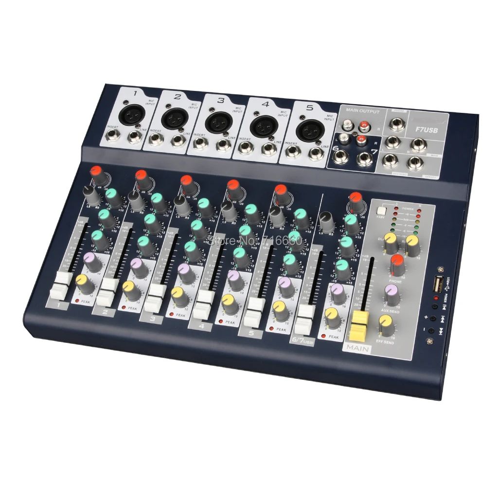 MIXER AUDIO BLUETOOTH DISPLAY PROFESSIONALE 7 CH ECHO-DELAY dj karaoke MIXER AUDIO BLUETOOTH DISPLAY PROFESSIONALE 7 CH ECHO-DELAY dj karaoke