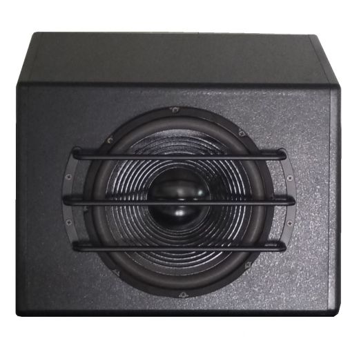 SUBWOOFER AUTO AMPLIFICATO 600W 10" SUB CAR IN MDF GRIGLIA + BASS REFLEX