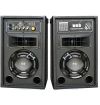 COPPIA CASSE AMPLIFICATE BLUETOOTH ATTIVE KARAOKE 200W LED USB