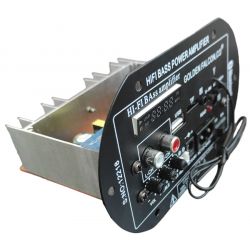 MODULO AMPLIFICATORE SUBWOOFER INCASSO AUTO PANNELLO RICAMBIO CASSE ACUSTICHE BLUETOOTH