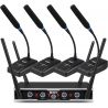 4 MICROFONI WIRELESS TAVOLO UHF MEETING SALE CONFERENZE RIUNIONI