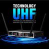 4 MICROFONI WIRELESS TAVOLO UHF MEETING SALE CONFERENZE RIUNIONI