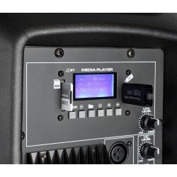 CASSA BLUETOOTH AMPLIFICATA PROFESSIONALE ALTOPARLANTE ATTIVO 15" 800W