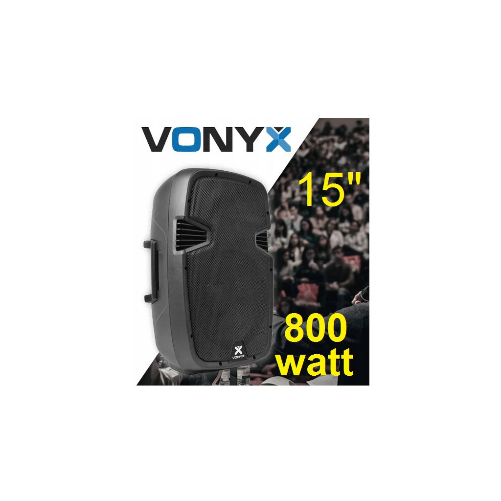 CASSA BLUETOOTH AMPLIFICATA PROFESSIONALE ALTOPARLANTE ATTIVO 15" 800W CASSA BLUETOOTH AMPLIFICATA PROFESSIONALE ALTOPARLANTE ATTIVO 15" 800W