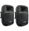 COPPIA CASSE ACUSTICHE PASSIVE FULL RANGE WOOFER 21 CM 8" ABS no amplificate