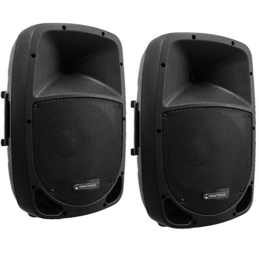 COPPIA CASSE AMPLIFICATE ATTIVE MONITOR SPIA DJ PALCO LIVE 12" (31 CM)