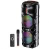 CASSA BLUETOOTH ALTOPARLANTE RICARICABILE 2 X 8" CON MICROFONO WIRELESS