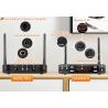 COPPIA MICROFONI WIRELESS KARAOKE SENZA FILO BILANCIATI XLR VHF PALMARI GELATO