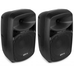 CASSE AMPLIFICATE 600W 10" DIFFUSORI KARAOKE BLUETOOTH + STATIVI + MIC - 3