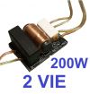 COPPIA FILTRO CROSSOVER AUDIO 2 VIE 200Wx2 taglio frequenze CASSE ACUSTICHE AUTO