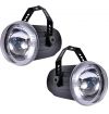2 PZ. EFFETTO LUCE STROBOSCOPICA STROBO DJ DISCOTECA 75W x 2 alta luminosita'