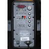 COPPIA CASSE AMPLIFICATE ATTIVE 600W 8" BLUETOOTH RADIO USB TROLLEY karaoke SHARD-LAB