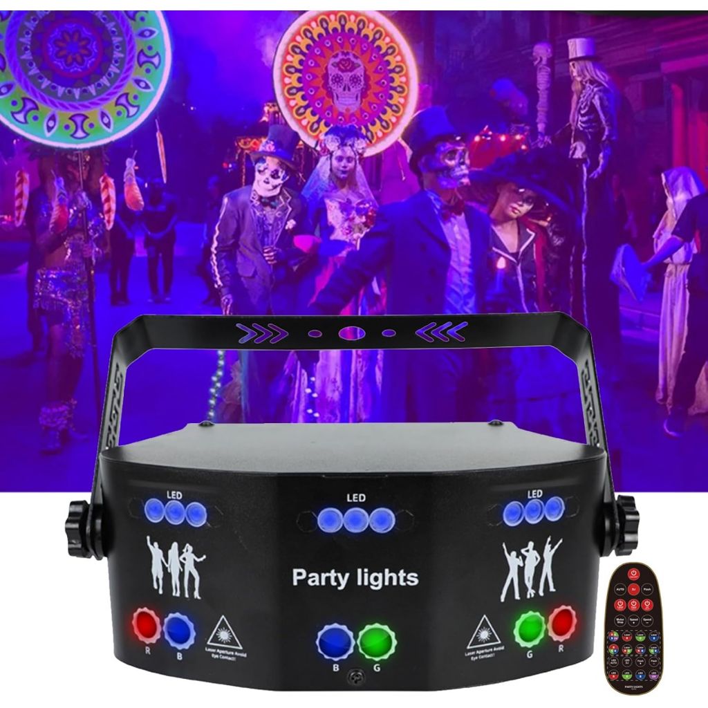 EFFETTO LUCE LASER DJ DISCOTECA 15 LENTI LED DMX512 CON ULTRAVIOLETTI EFFETTO LUCE LASER DJ DISCOTECA 15 LENTI LED DMX512 CON ULTRAVIOLETTI