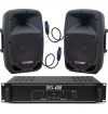 IMPIANTO AUDIO COMPLETO DI 2 casse acustiche passive + amplificatore e cavi