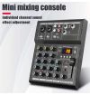 MIXER AUDIO BLUETOOTH DJ KARAOKE 4 CANALI DISPLAY + USB MIX
