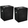 COPPIA SUBWOOFER DJ PA STUDIO 1200 WATT (600W X 2) CASSA ACUSTICA SUB 12" PROFESSIONALE LIVE