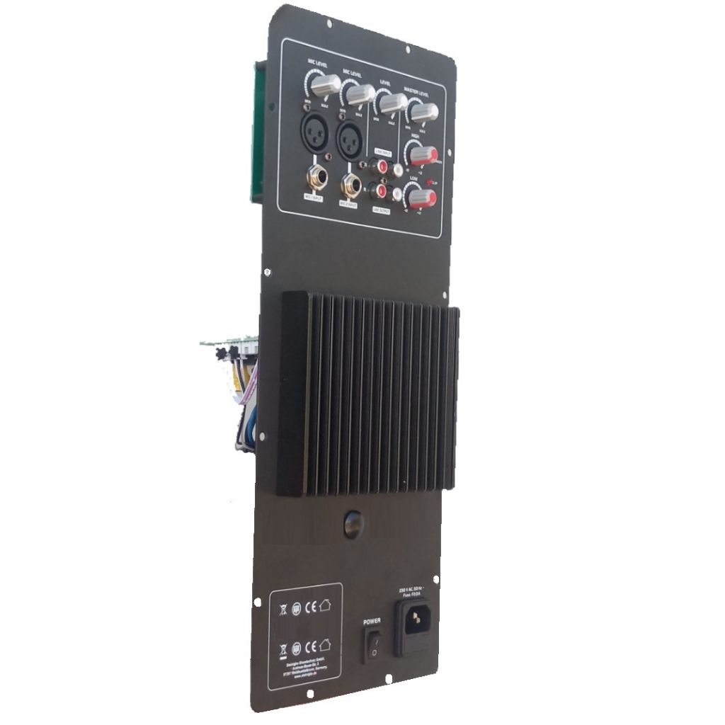MODULO AMPLIFICATO AMPLIFICATORE PANNELLO INCASSO X CASSE ACUSTICHE 600W mis. 38 x 16 cm MODULO AMPLIFICATO AMPLIFICATORE PANNELLO INCASSO X CASSE ACUSTICHE 600W mis. 38 x 16 cm