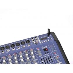 MIXER AMPLIFICATO AUDIO ATTIVO 1000W 12 canali EFFETTI DSP + BT + USB palco live