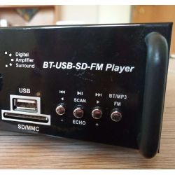 IMPIANTO FILODIFFUSIONE: AMPLIFICATORE BT + ALTOPARLANTI + CAVO 100 MT.
