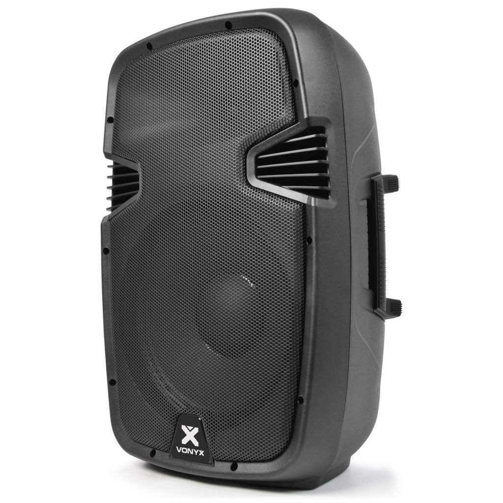 CASSA AMPLIFICATA PROFESSIONALE FULL-RANGE 600W WOOFER 31 CM 12" monitor spia serie pro - 1