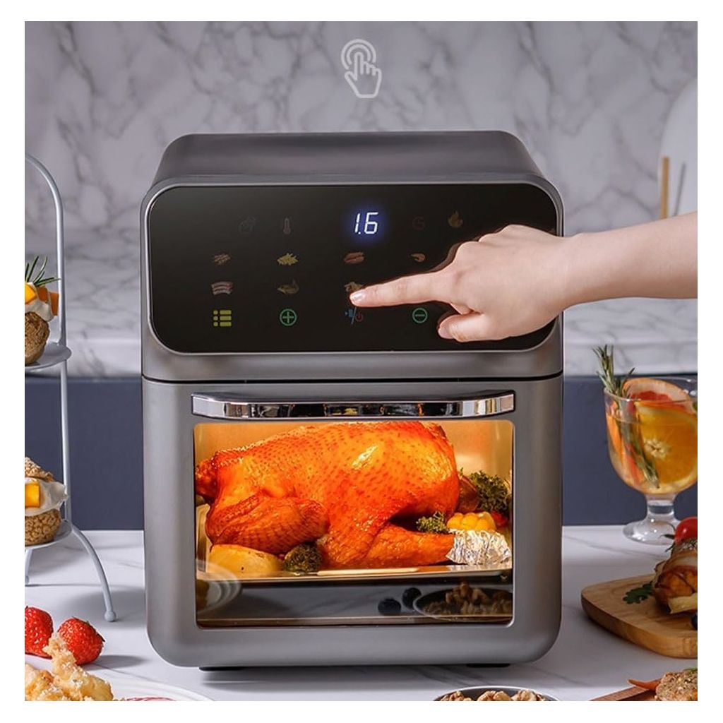 FRIGGITRICE AD ARIA 12 LITRI FORNO ARIA CALDA CON DISPLAY TOUCH SCREEN FRIGGITRICE AD ARIA 12 LITRI FORNO ARIA CALDA CON DISPLAY TOUCH SCREEN