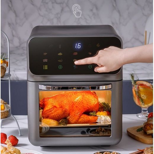 FRIGGITRICE AD ARIA 12 LITRI FORNO ARIA CALDA CON DISPLAY TOUCH SCREEN
