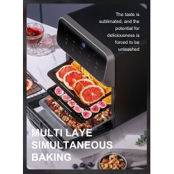 FRIGGITRICE AD ARIA 12 LITRI FORNO ARIA CALDA CON DISPLAY TOUCH SCREEN