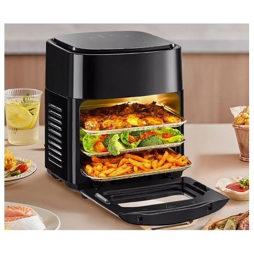 FRIGGITRICE AD ARIA 15 LITRI FORNO ARIA CALDA CON DISPLAY TOUCH SCREEN