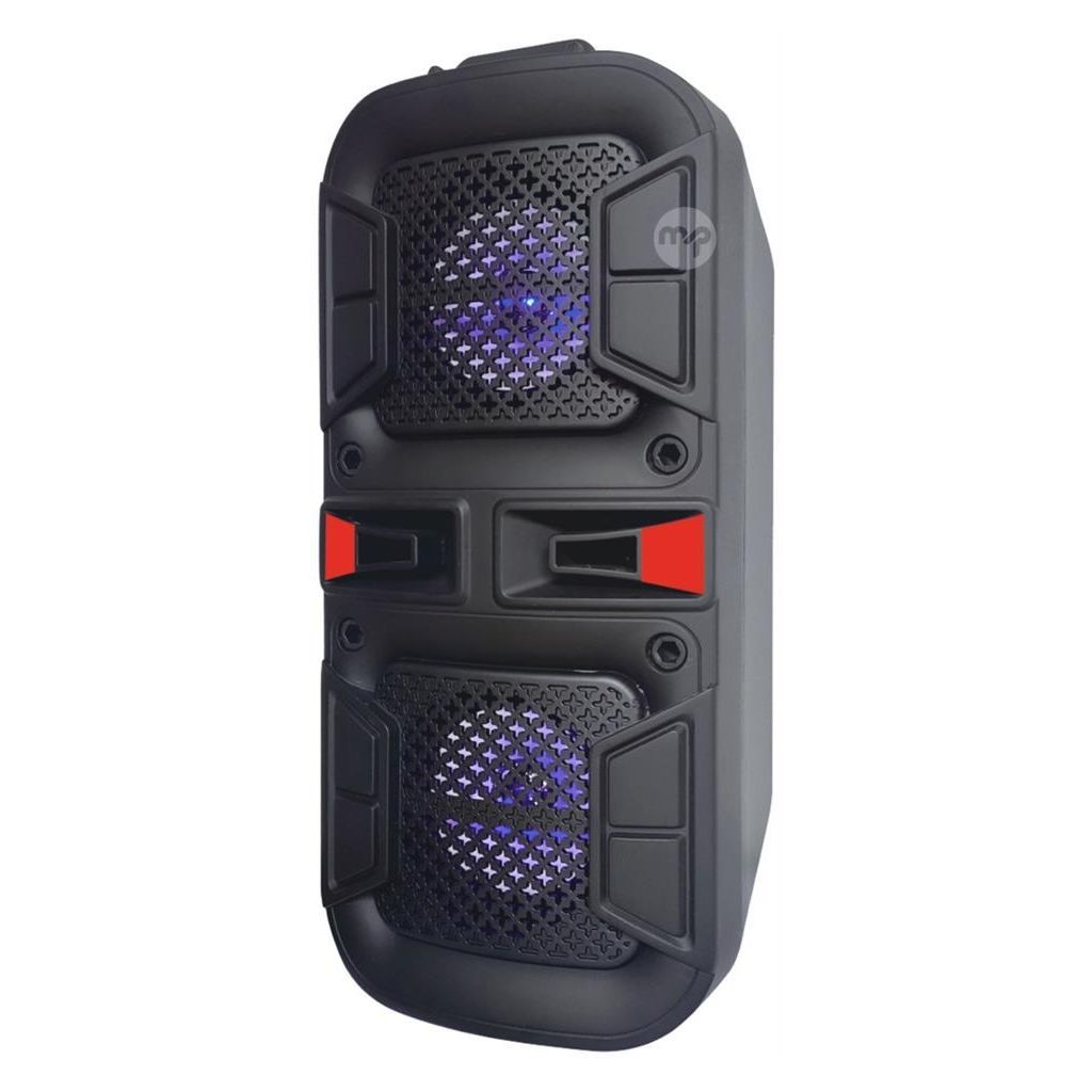 CASSA BLUETOOTH PORTATILE RICARICABILE BATTERIA LED + USB/SD E TELECOMANDO