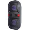 CASSA BLUETOOTH PORTATILE RICARICABILE BATTERIA LED + USB/SD E TELECOMANDO