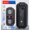 CASSA BLUETOOTH PORTATILE RICARICABILE BATTERIA LED + USB/SD E TELECOMANDO