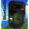 CASSA BLUETOOTH PORTATILE RICARICABILE BATTERIA 8" CON LED + USB SPEAKER CASA