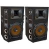 COPPIA CASSE AMPLIFICATE BLUETOOTH 600W WOOFER 21 CM (2 X 8") MOQUETTATE