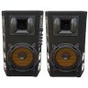 COPPIA CASSE AMPLIFICATE BLUETOOTH 600W WOOFER 21 CM (2 X 8") MOQUETTATE