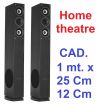DIFFUSORI PAVIMENTO HOME CINEMA THEATRE ALTOPARLANTI HIFI 3 VIE 500W