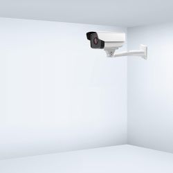 4 pezzi | STAFFA A MURO TELECAMERE VIDEOSORVEGLIANZA ORIENTABILE 360° SUPPORTO 24cm