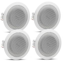4 PEZZI | ALTOPARLANTE 100V INCASSO 8 Ohm SOFFITTO CARTONGESSO 5" 17,5 CM FILODIFFUSIONE