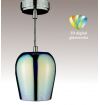 MINI LAMPADARIO IN VETRO A SOSPENSIONE PER CUCINA SOGGIORNO 3D -- DIAMETRO 12 E27