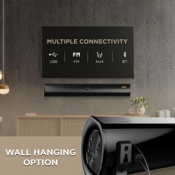SOUNDBAR BLUETOOTH ALTOPARLANTE SMART TV LED BIG 71 Cm CON DISPLAY + TELECOMANDO
