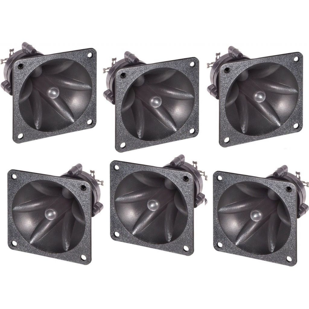 6 PEZZI | Tweeter piezo elettrici acuto ricambio casse acustiche / auto 6 X 225W 8,5 cm