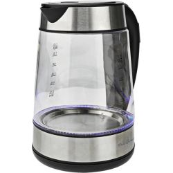 bollitore elettrico 1,7 L 2200 W Acciaio inossidabile, Trasparente