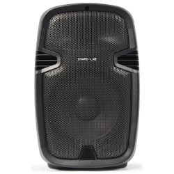 COPPIA CASSE AMPLIFICATE ATTIVE 900W 10" BLUETOOTH RADIO USB TROLLEY karaoke - 5