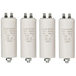 4 PEZZI | Condensatore 20uF 450V con terminale M8