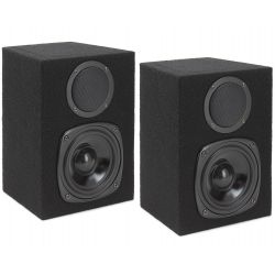 CASSE STEREO MONITOR STUDIO PASSIVI ALTOPARLANTI SCAFFALE 120W X 2